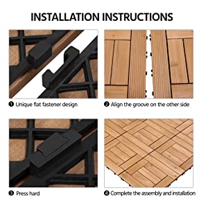 Wood Deck Tiles