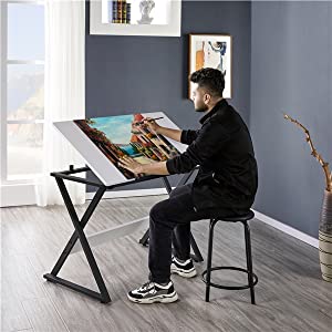 Drafting Table for Artists Art Desk Drawing Painting Studying Table