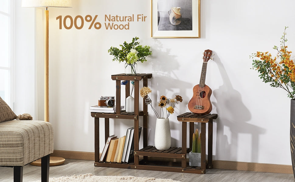 Wood Plant Stand