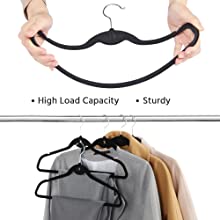Nonslip Velvet Hangers - Heavy-Duty Coat Hangers