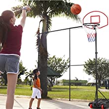 Portable Basketball Hoop System for Youth Indoor Outdoor