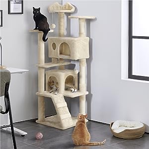 62.5″ H Cat Tree