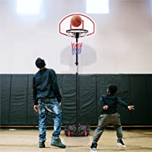 Portable Basketball Hoop System for Youth Indoor Outdoor