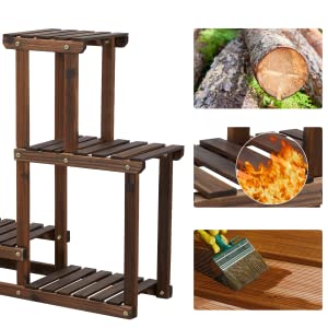 Wood Plant Stand