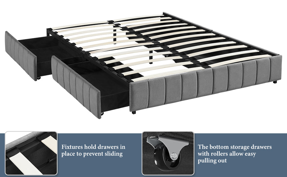 Full Size Storage Bed