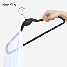 Nonslip Velvet Hangers - Heavy-Duty Coat Hangers