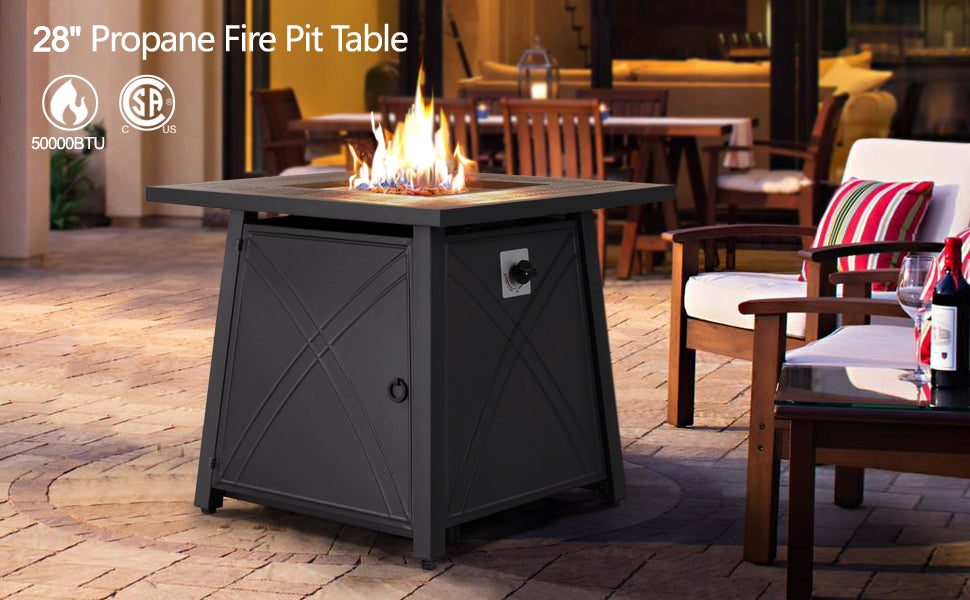 Firepit table