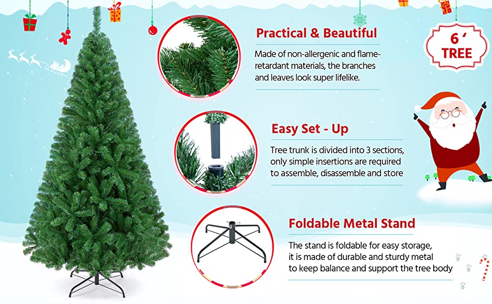 Yaheetech Artificial Christmas Tree