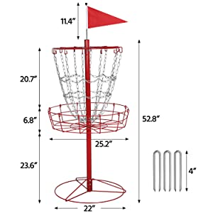 disc golf basket