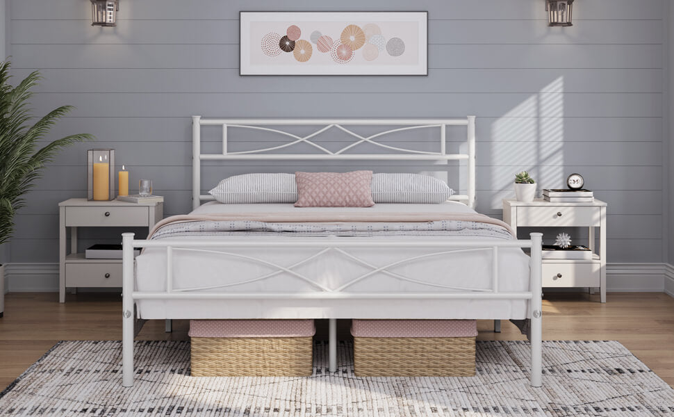 floating frame bed