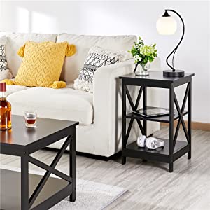 3 Tier Sofa Side End Table