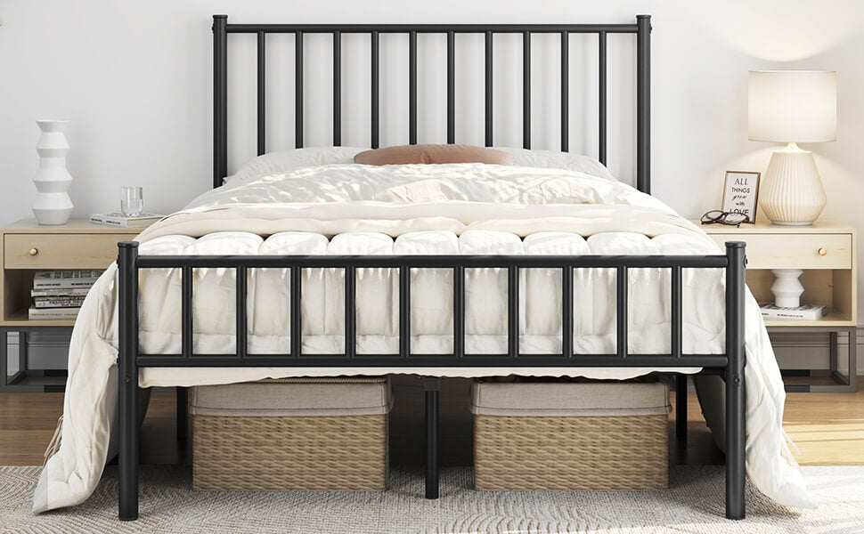 metal minimalist bed frame