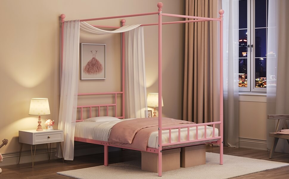 canopy bed twin size