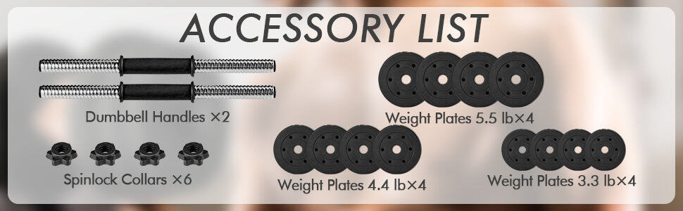 adjustable barbell weight set