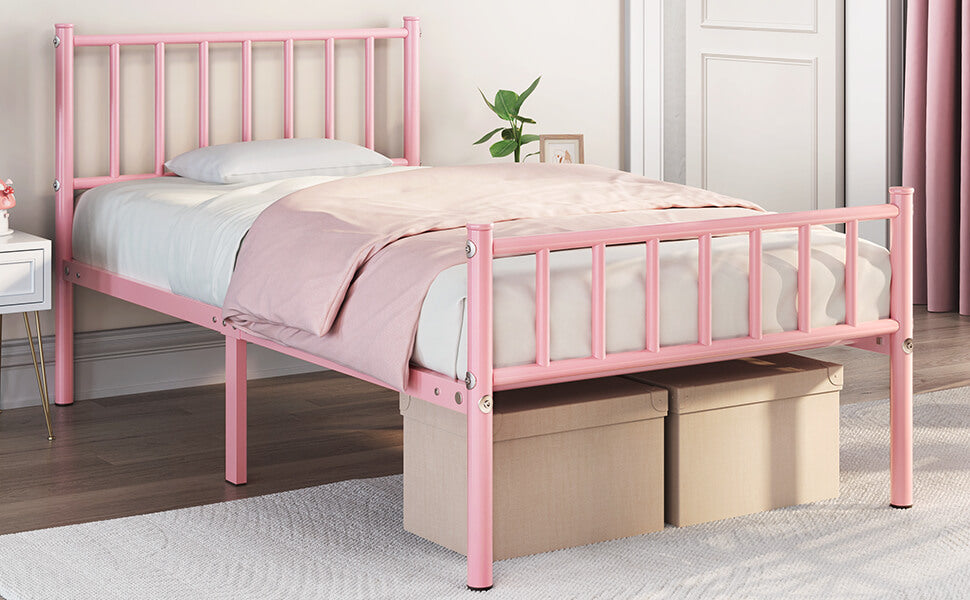 metal bed frame for king size bed