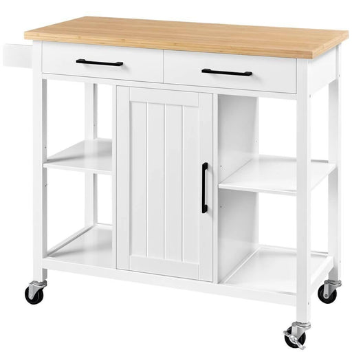 Dropship Kitchen Island Cart With Storage Cabinet And Two Locking  Wheels,Solid Wood Desktop,Microwave Cabinet,Floor Standing Buffet Server  Sideboard For Kitchen Room,Dining Room,, Bathroom(Black) to Sell Online at  a Lower Price