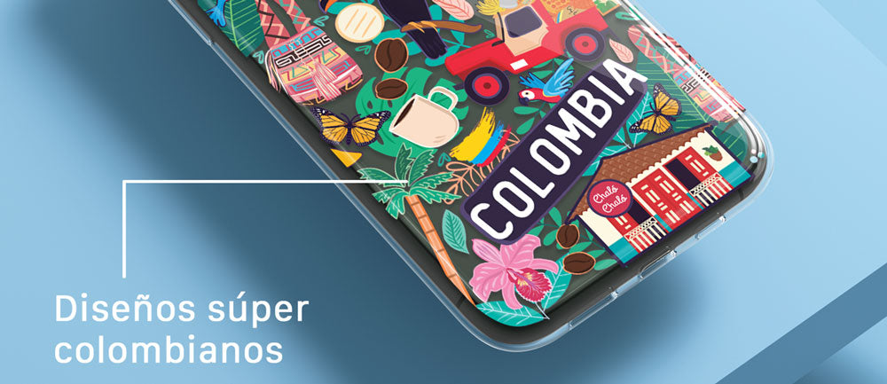 Forro de celular: diseños colombianos