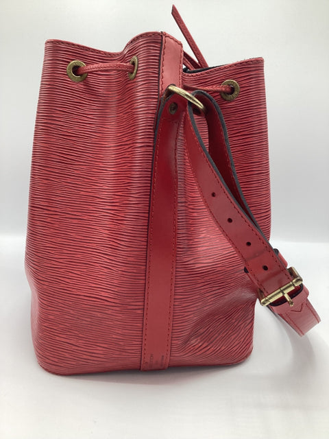 Louis Vuitton Red Epi Alma Hand Bag Satchel – eliterepeatny