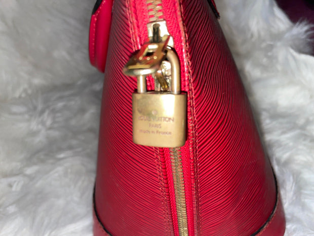Louis Vuitton Speedy 30 handbag(Castilian Red)