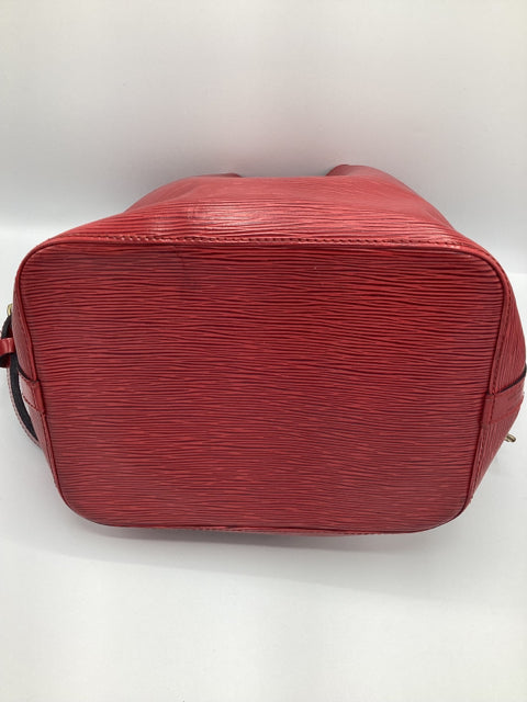 Louis Vuitton Red Epi Alma Hand Bag Satchel – eliterepeatny