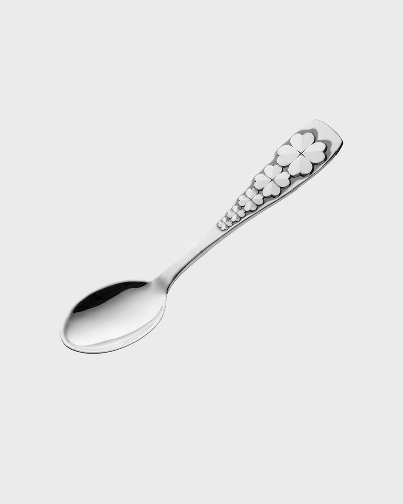 Four-leaf Clover Christening Spoon – Kalevala Modern – Kalevalashop