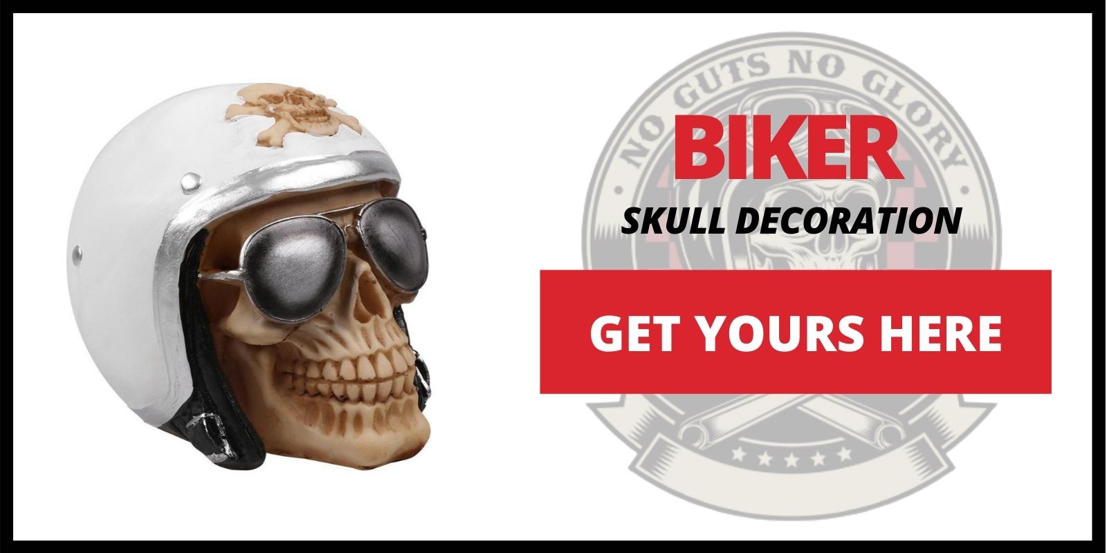 biker skull decor