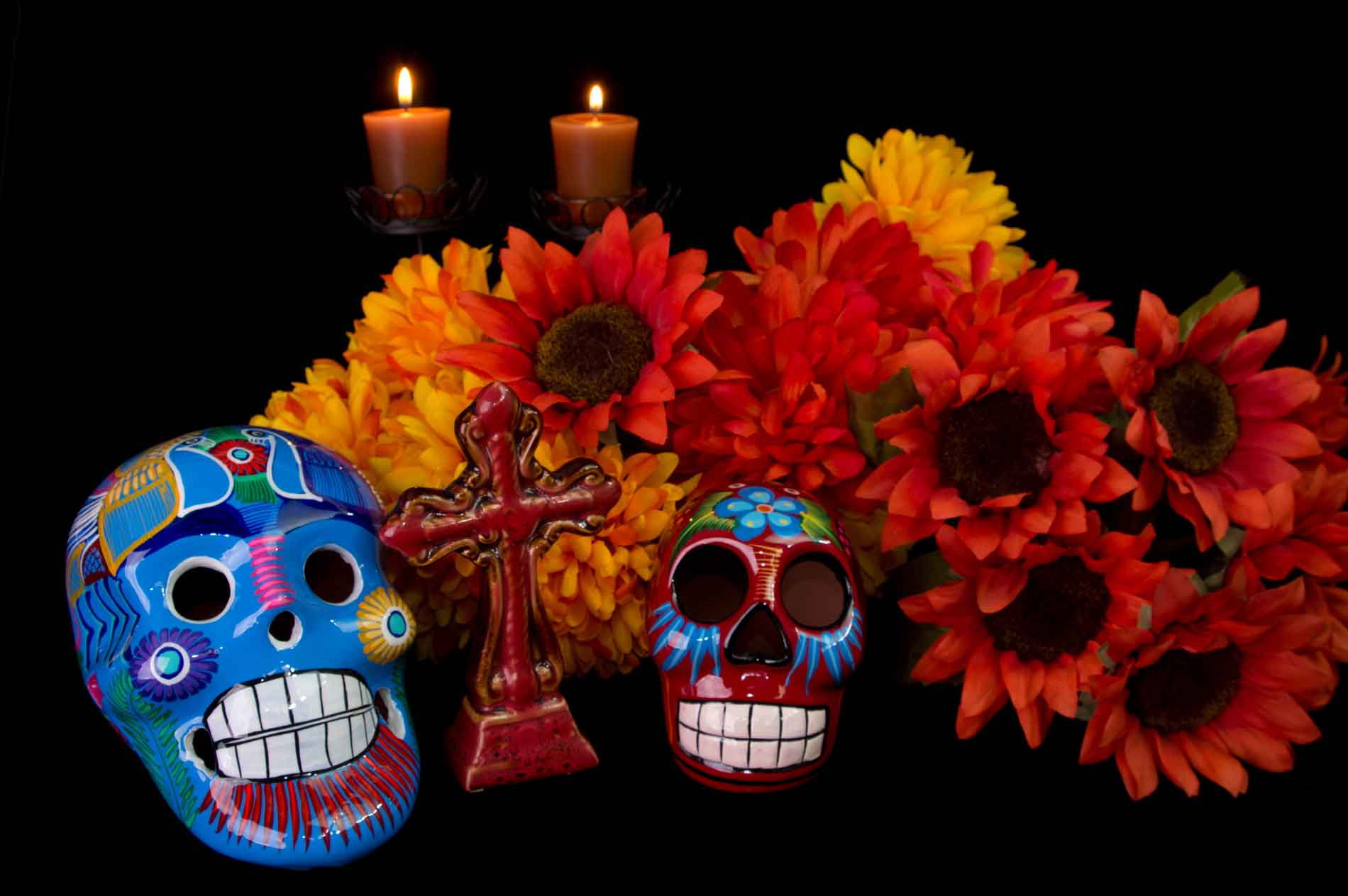 mexican skull decor