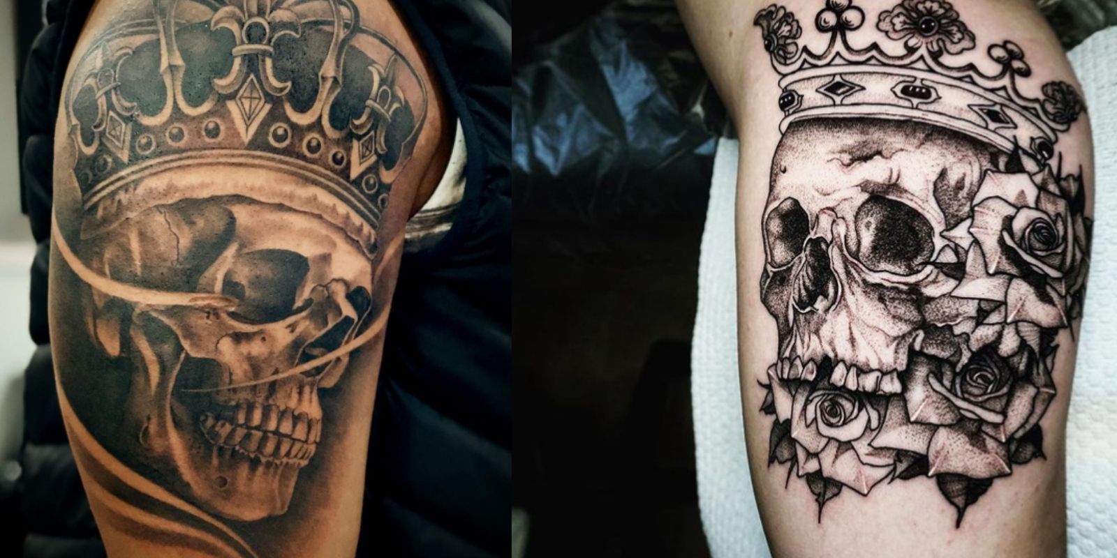 Tattoo uploaded by Mattink Tattoo  Death king skull king crown realism  blackandgrey mattinktattoo tattoo ink  Tattoodo