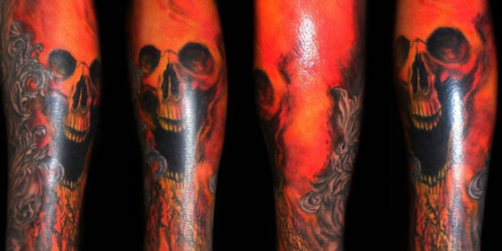 skull-fire-tattoo