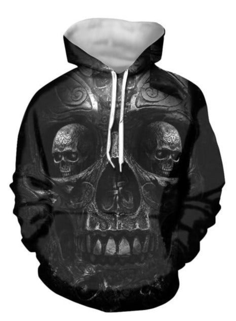 ACTION  RED SKULL hoodie