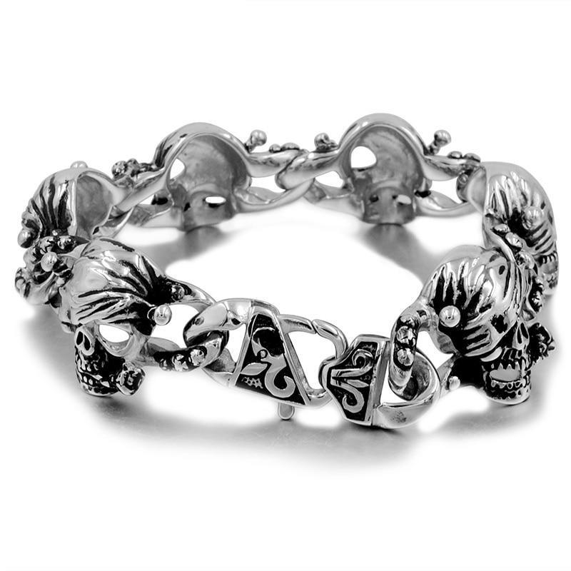 Skull And Crossbones Bracelet | Skull Action