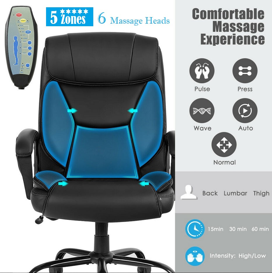 Heavy-Duty Office Chair 500 LBS Capacity For Big & Tall People – Atomic