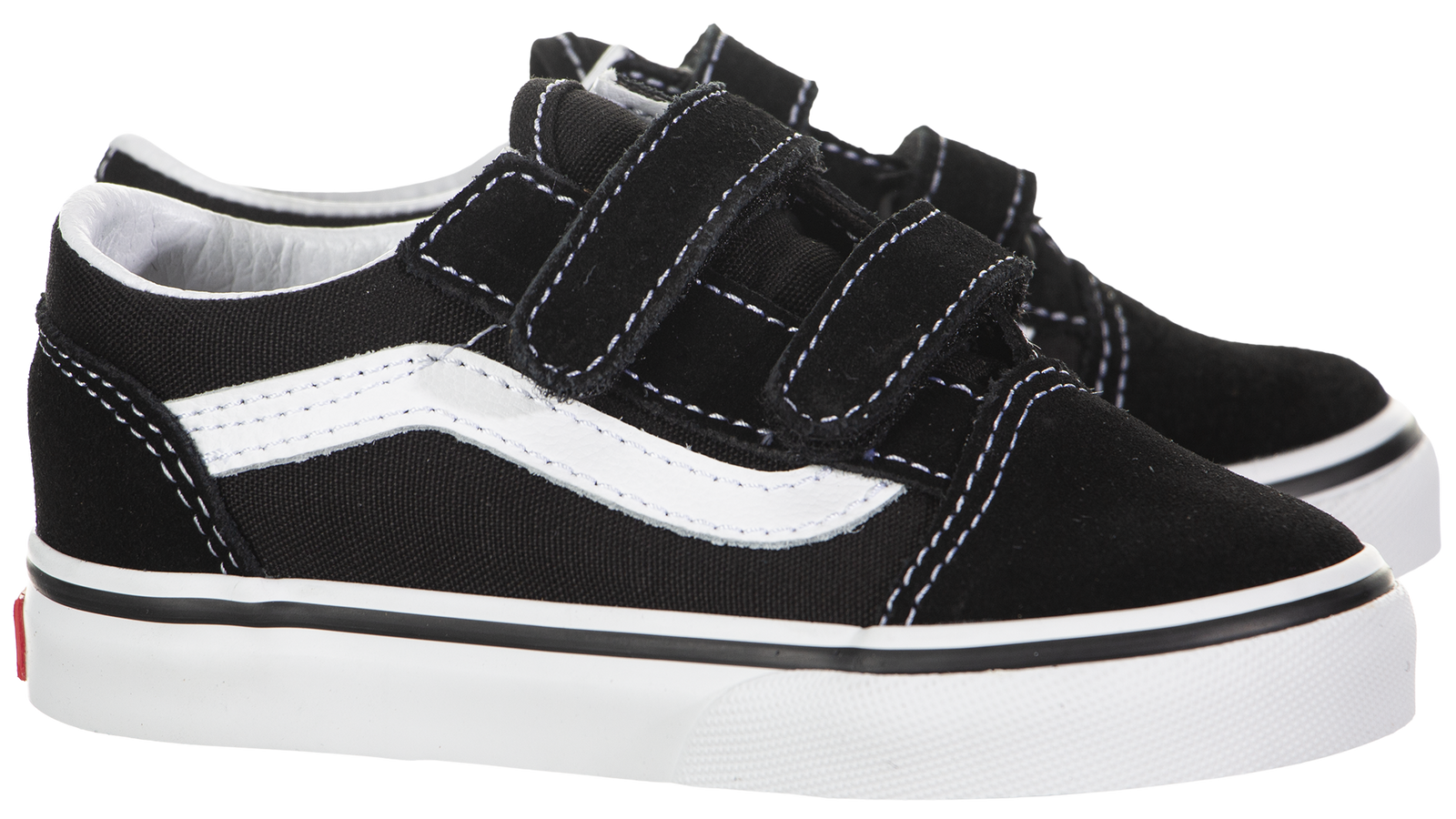 Vans Old Skool Velcro (Toddler) - vn000d3yblk - Sneakerhead.com ...