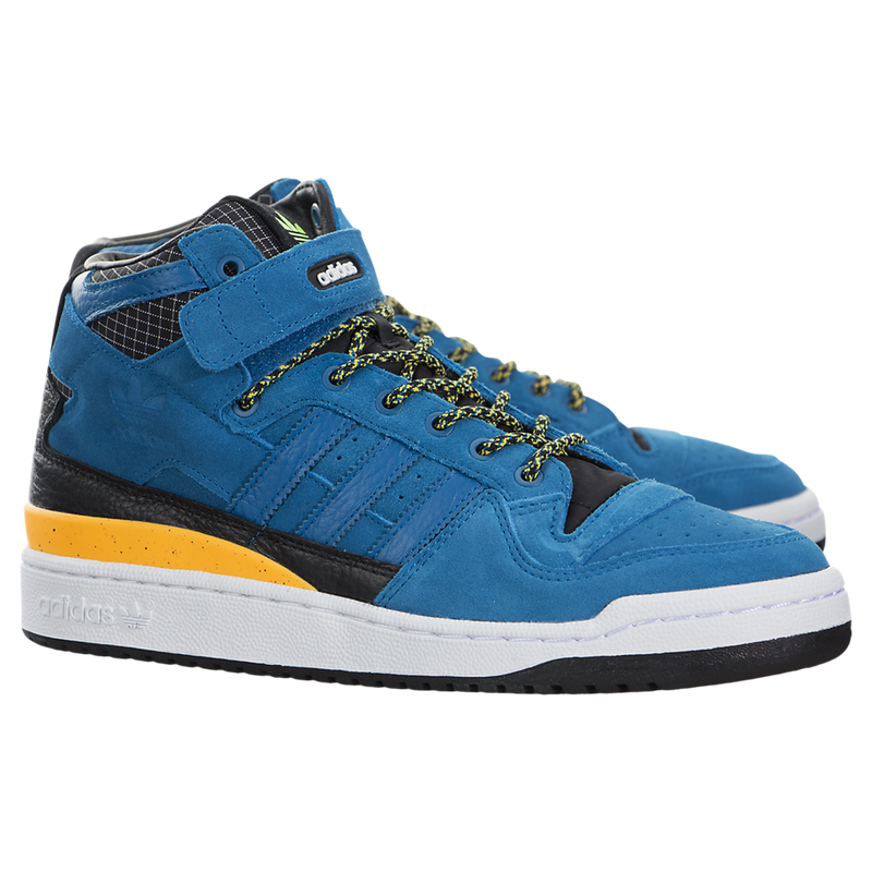 adidas forum mid refined blue