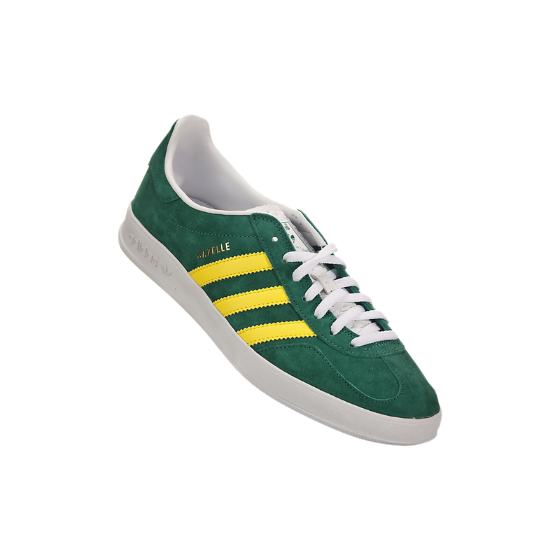 adidas gazelle indoor green yellow