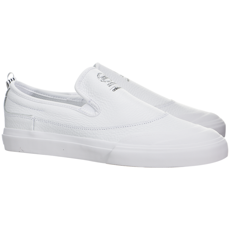 adidas matchcourt slip on white leather