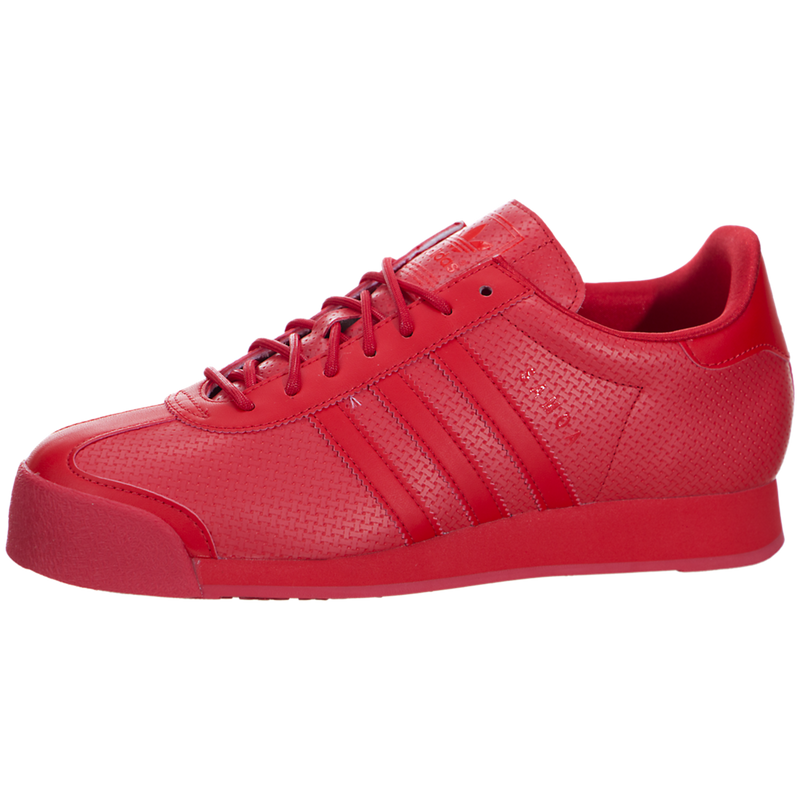 all red adidas samoa