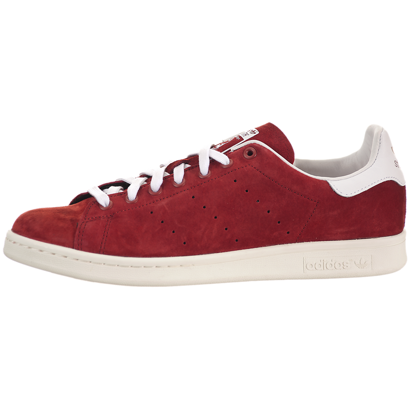 adidas stan smith maroon suede