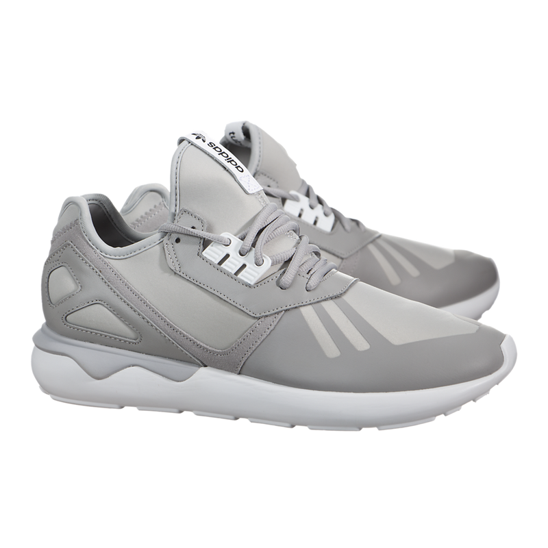 adidas tubular runner grey white