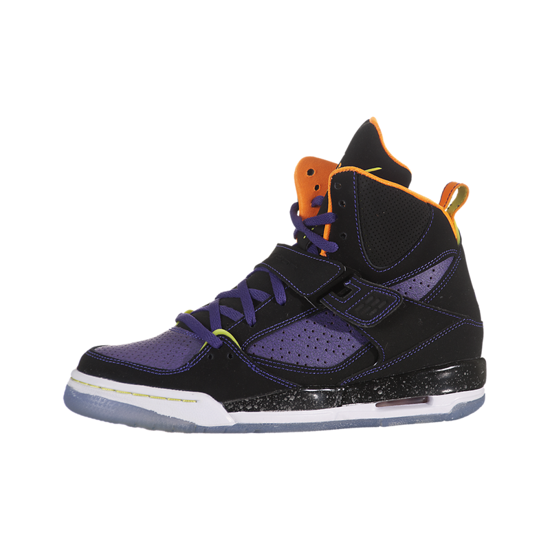 purple jordan flights