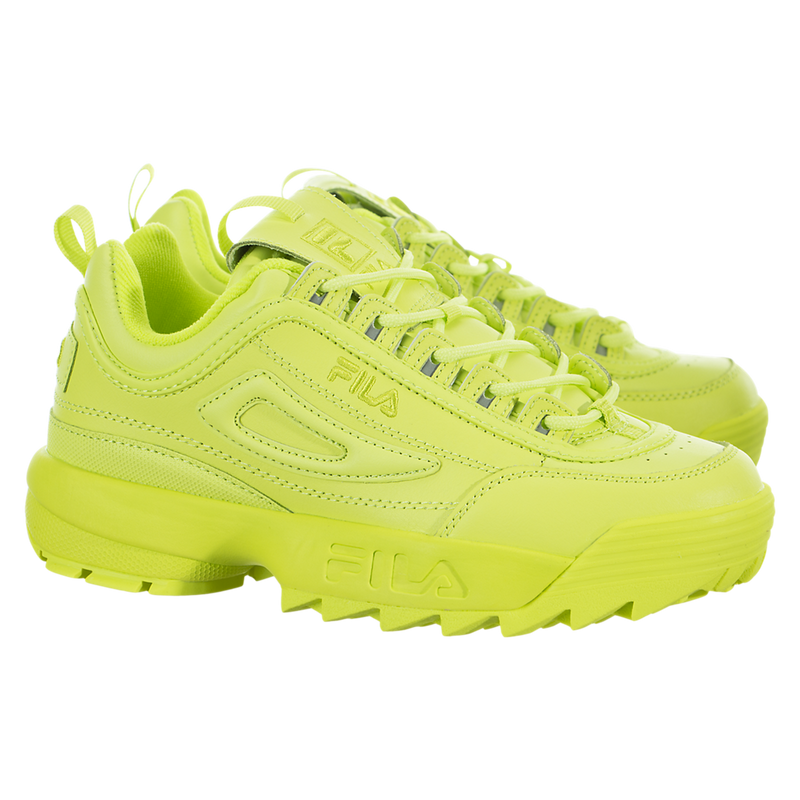 fila disruptor green yellow