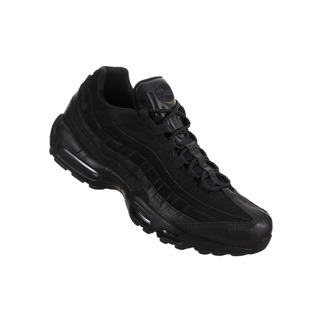 nike air max 95 premium trainers in black 538416-012