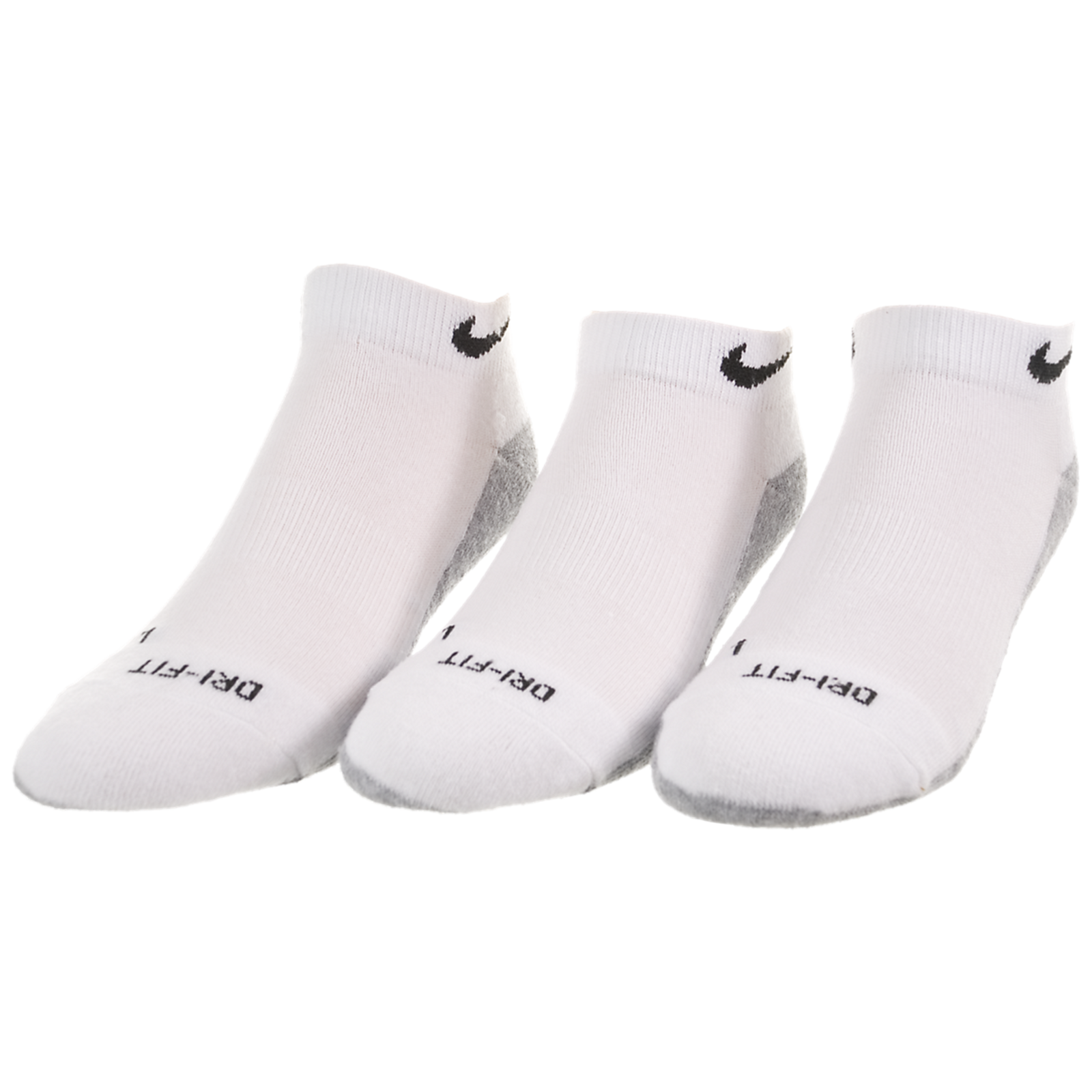Nike Fit Dry Low Cut Socks (3 Pack) - sx3378-101 - Sneakerhead.com ...