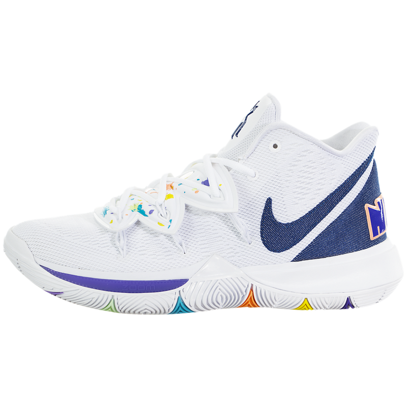 Nike Mens Kyrie 5 Basketball Shoe Rainbow Soles 12
