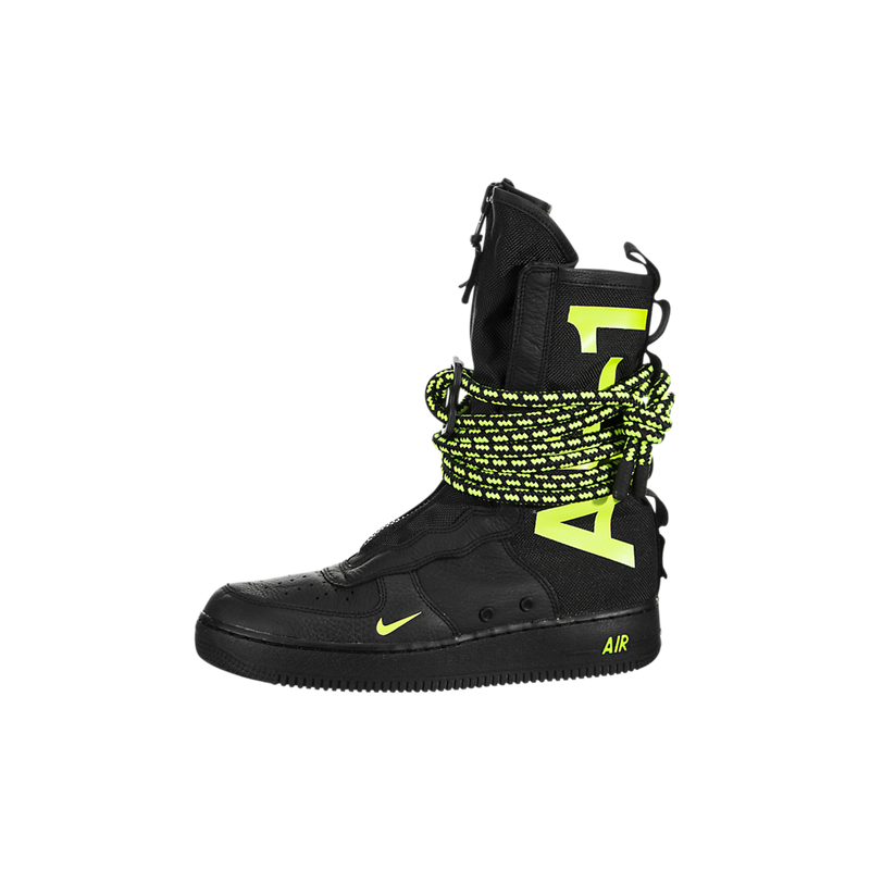 nike sf air force 1 high black volt