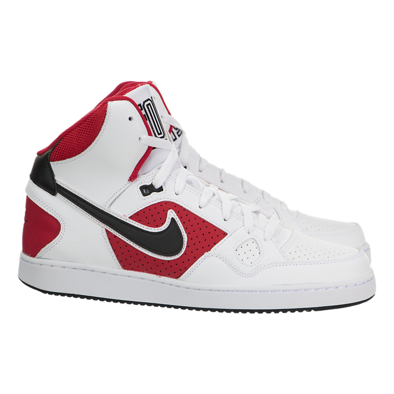 nike son of force mid red black