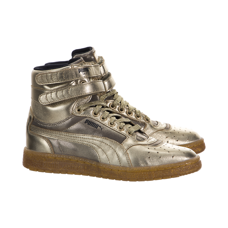 puma sky ii hi metallic