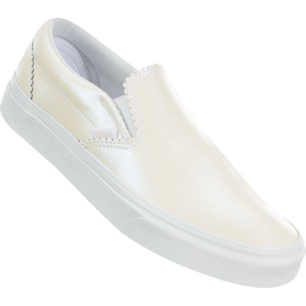 vans classic slip on pearl suede