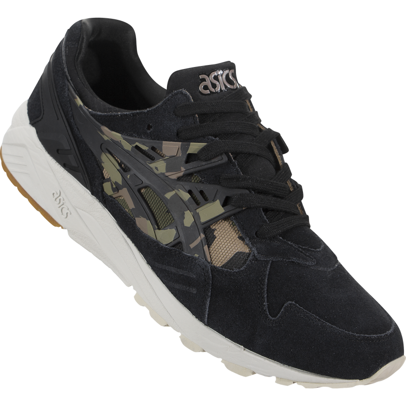 asics gel kayano trainer black martini olive