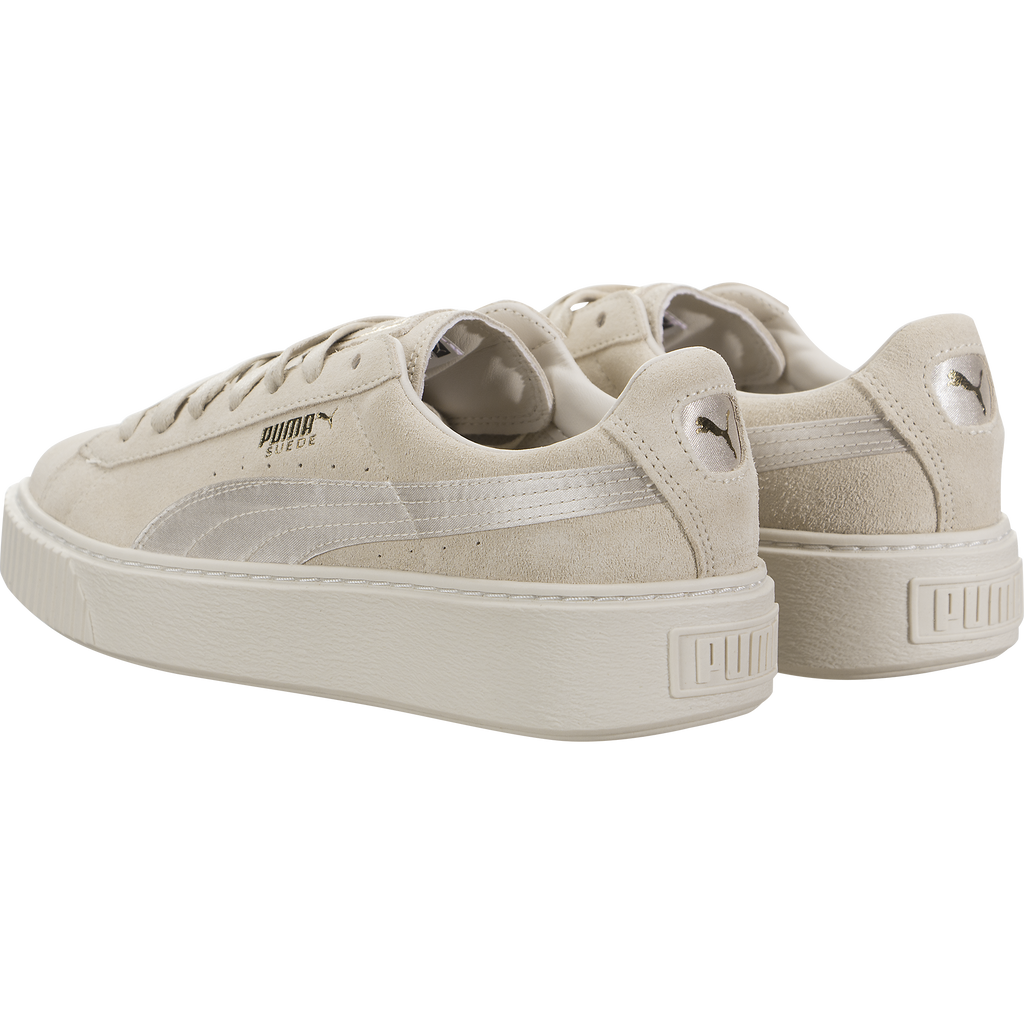 puma suede platform mono satin pink tint